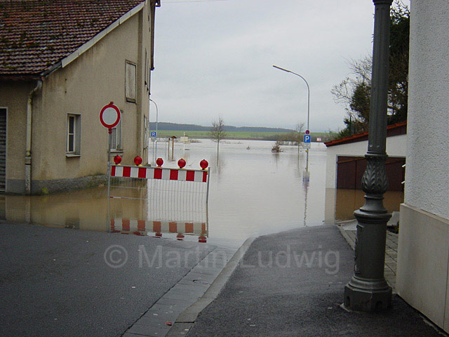 Hochwasser am Tränkberg