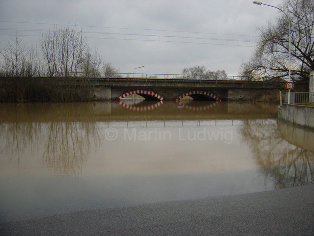 Rückstau an der Nassach