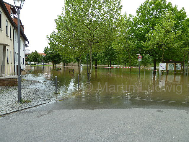 Hochwasser in der Ringstraße