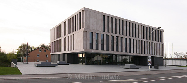 Der Neubau des Amtsgerichts in Haßfurt in der Hofheimer Straße ist fertig