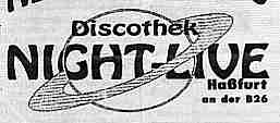 Logo der ehemaligen Discothek Night-Live