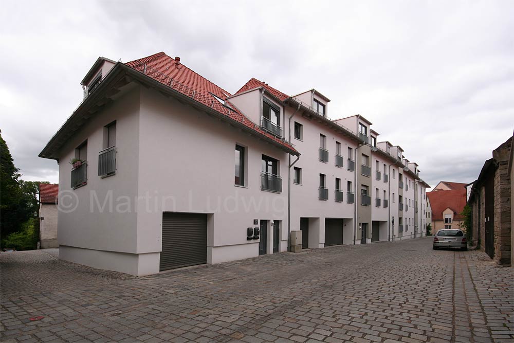 Das zum Wohngebäude umgebaute Salesianum in der Häckergasse in Haßfurt im Jahr 2017